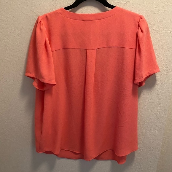 1. State Pink Breezy Plus Size Blouse - Picture 5 of 8